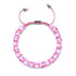 Pink | Silver | Double Mermaid Glass Bracelet